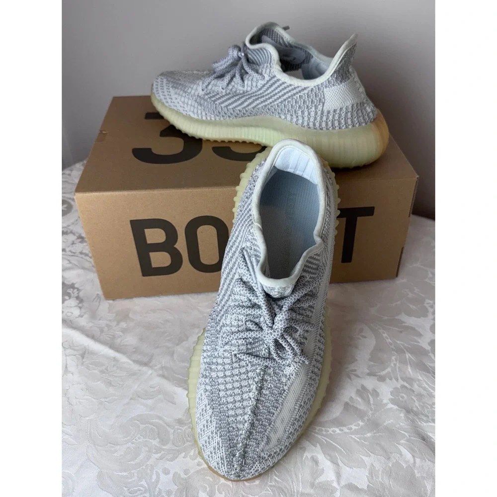 Adidas Yeezy Boost 350 V2 Yeshaya Grey White Sneakers FX4348 Mens 9